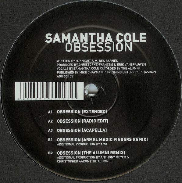 Samantha Cole : Obsession (12")