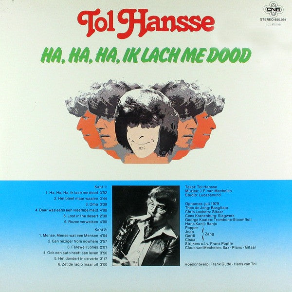 Tol Hansse : Ha, Ha, Ha, Ik Lach Me Dood (LP, Album)