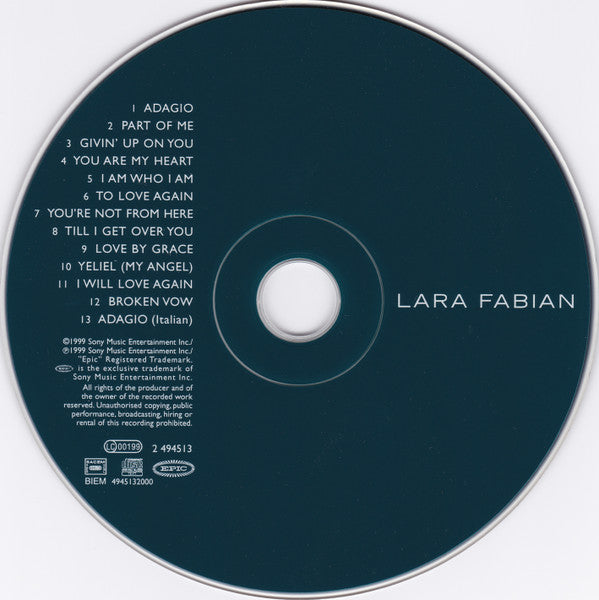 Lara Fabian : Lara Fabian (CD, Album, CD-)