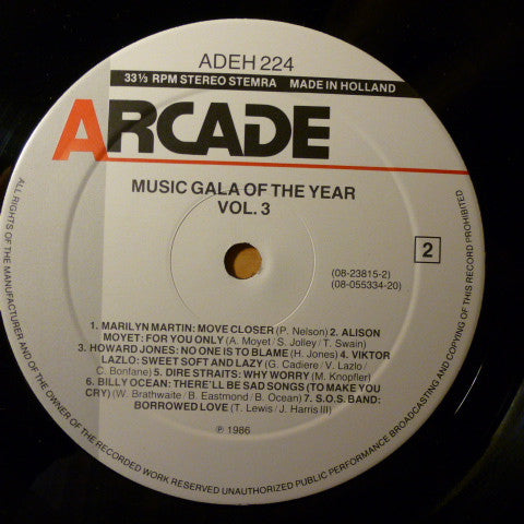 Various : Music Gala Of The Year Vol. 3 (2xLP, Comp)