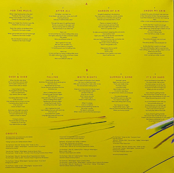 Blackfield : For The Music (LP, Album, Ltd, Pin)