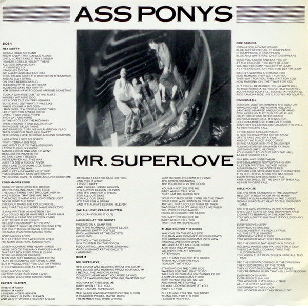 Ass Ponys : Mr. Superlove (LP, Album)