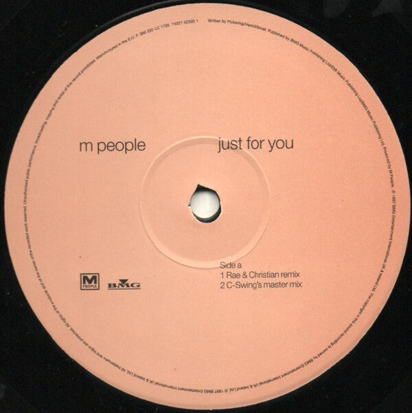 M People : Just For You (12")