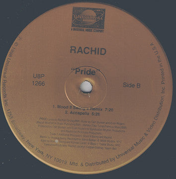 Rachid : Pride (12")