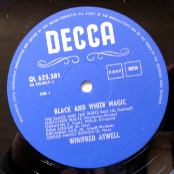 Winifred Atwell : Black And White Magic (LP, Comp)