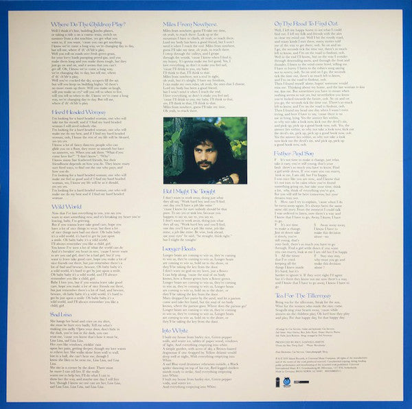 Cat Stevens : Tea For The Tillerman (LP, Album, RE, RM, 50t)