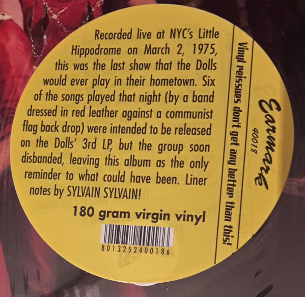 New York Dolls : Red Patent Leather (LP, Album, RE, 180)