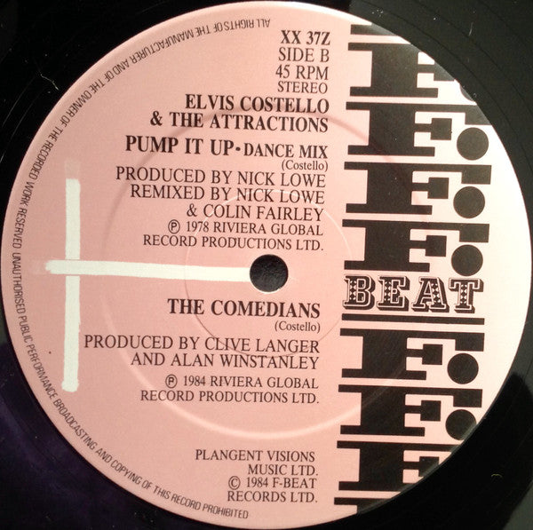 Elvis Costello & The Attractions : The Only Flame In Town (12")