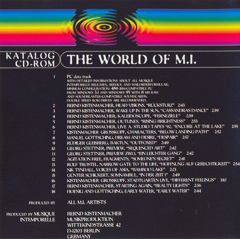 Various : Katalog CD-Rom: The World Of M.I. (CD, Enh, Smplr)