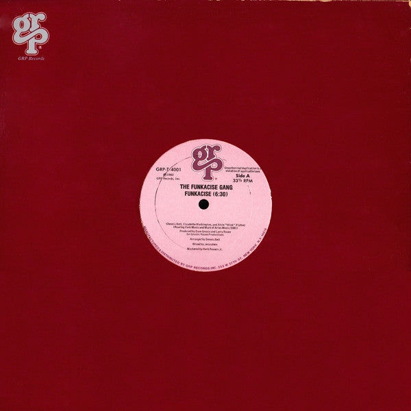 Funkacise Gang : Funkacise (12")