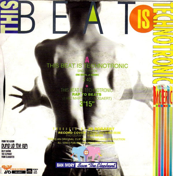 Technotronic Featuring MC Eric : This Beat Is Technotronic (7", Single)