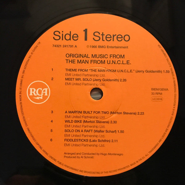 Hugo Montenegro : Original Music From The Man From U.N.C.L.E. (2xLP, 180)