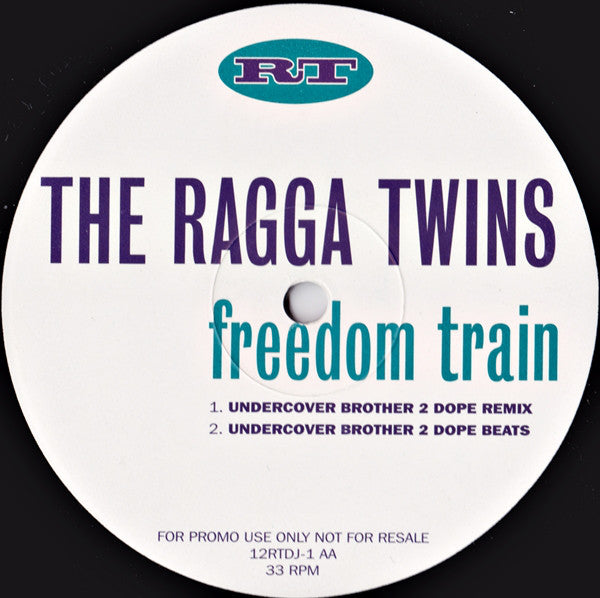 The Ragga Twins : Freedom Train (12", Promo)