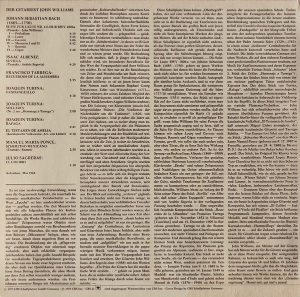 John Williams (7) : Der Gitarrist John Williams (LP)