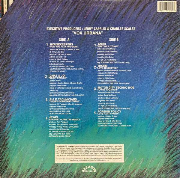 Various : Vox Urbana (LP, Comp)