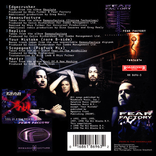 Fear Factory : rEvolution (CD, Comp, Smplr)