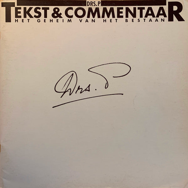 Drs. P : De Wilde Orchidee (Het Geheim Van Het Bestaan) (Live) (LP, Album)