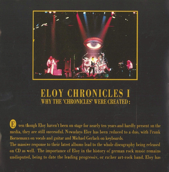 Eloy : Chronicles I (CD, Comp, RM)