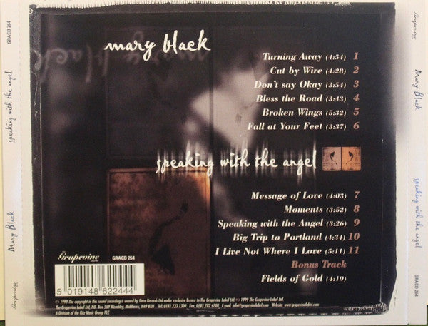 Mary Black : Speaking With The Angel (CD, Album)