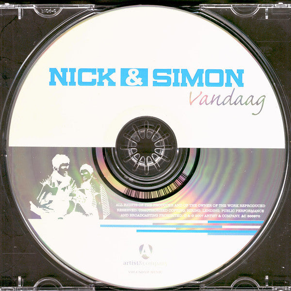 Nick & Simon : Vandaag (CD, Album, Enh)