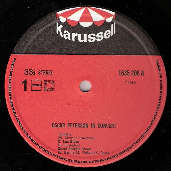 Oscar Peterson : In Concert (LP, Album)