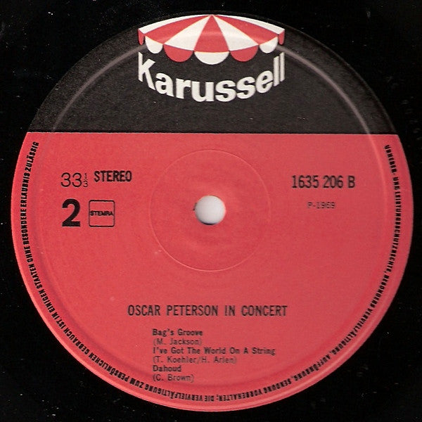 Oscar Peterson : In Concert (LP, Album)