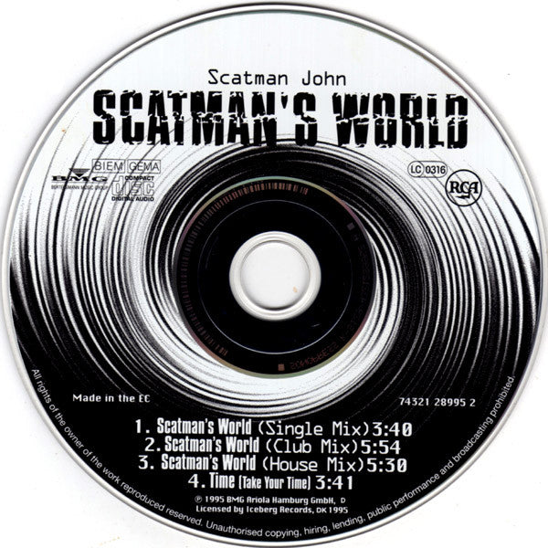 Scatman John : Scatman's World (CD, Maxi, Single)