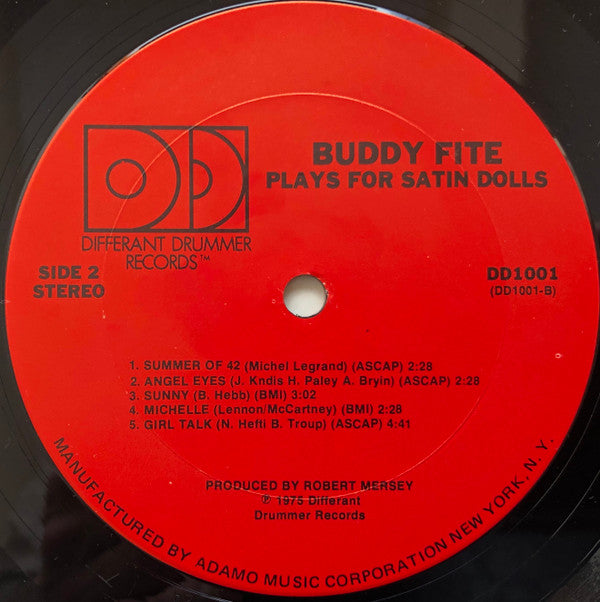 Buddy Fite : Plays For Satin Dolls (LP, Album)