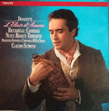 Gaetano Donizetti - Katia Ricciarelli, José Carreras, Leo Nucci, Susanna Rigacci, Domenico Trimarchi, Orchestra Sinfonica Di Torino Della RAI, Coro Di Torino Della RAI, Claudio Scimone : L'Elisir d'Amore (2xLP)