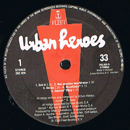 Urban Heroes : Who Said... Urban Heroes (LP, Album)