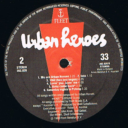 Urban Heroes : Who Said... Urban Heroes (LP, Album)