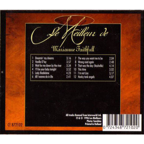 Marianne Faithfull : Le Meilleur De Marianne Faithfull (CD, Album, RE)