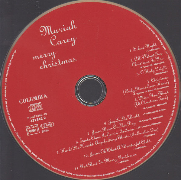 Mariah Carey : Merry Christmas (CD, Album)
