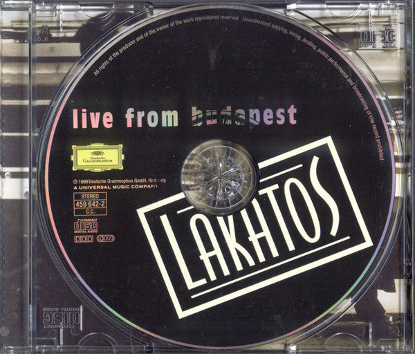 Roby Lakatos And His Ensemble : Live From Budapest (CD, Album)