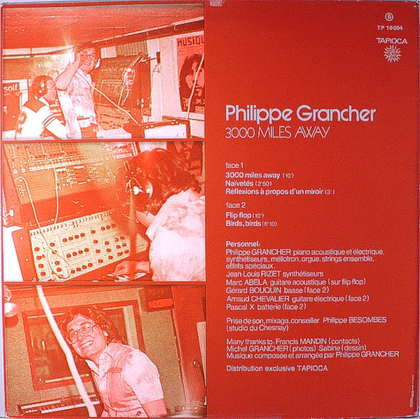 Philippe Grancher : 3000 Miles Away (LP, RE)