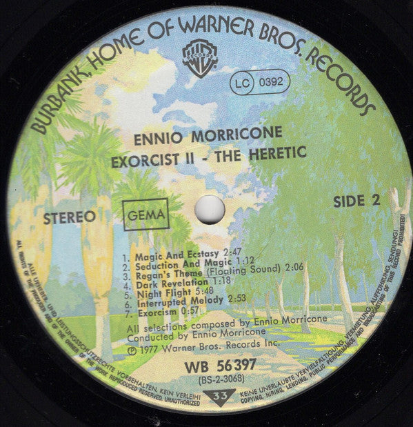 Ennio Morricone : Exorcist II: The Heretic (LP, Album)