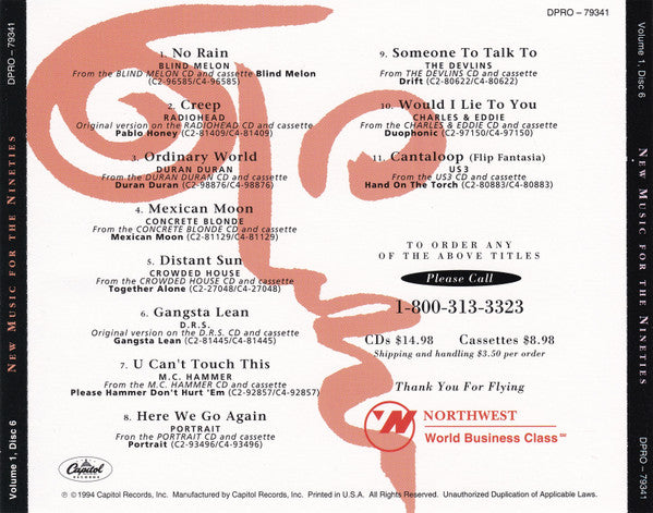 Various : New Music For The Nineties (Vol. 1 Disc 6) (CD, Comp)