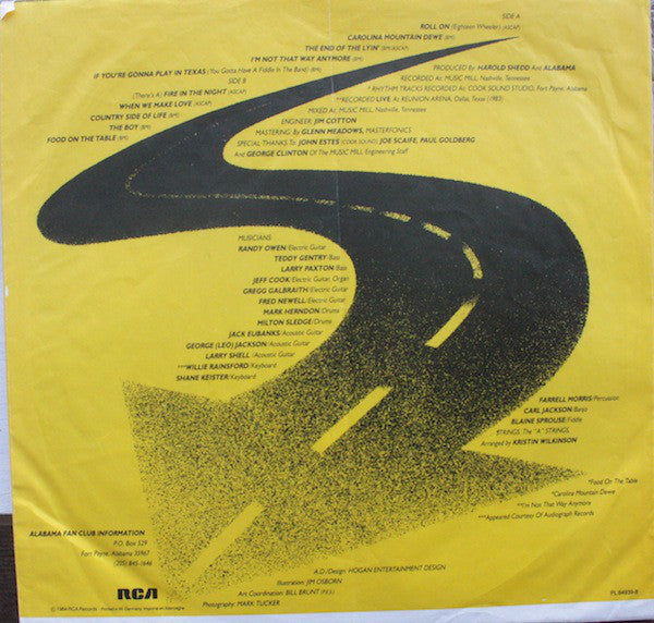 Alabama : Roll On (LP, Album)