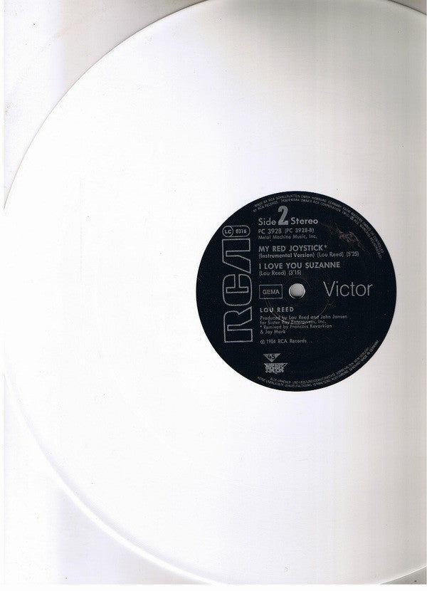 Lou Reed : My Red Joystick (12", Maxi, Whi)