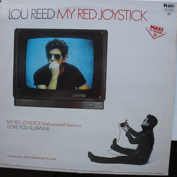 Lou Reed : My Red Joystick (12", Maxi, Whi)