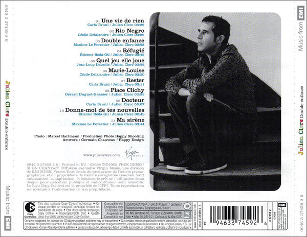 Julien Clerc : Double Enfance (CD, Album, Copy Prot.)