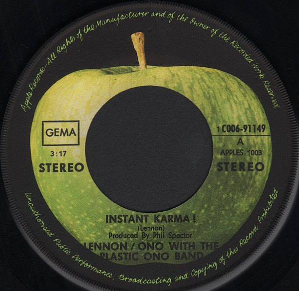 Lennon* : Instant Karma! (7", Single)