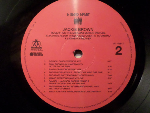 Various : Jackie Brown (Music From The Miramax Motion Picture) (LP, Comp, RE, 180)