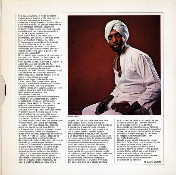 Brook Benton / Lonnie Smith : Brook Benton / Lonnie Smith (LP, Comp)