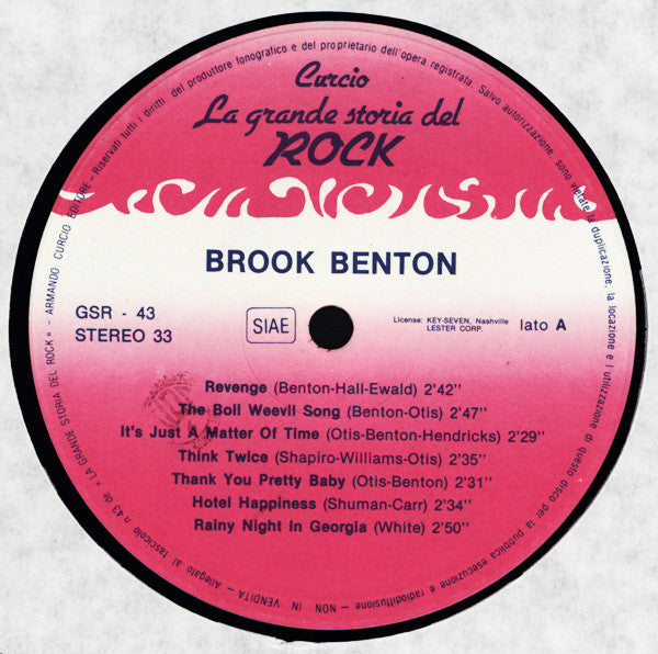 Brook Benton / Lonnie Smith : Brook Benton / Lonnie Smith (LP, Comp)