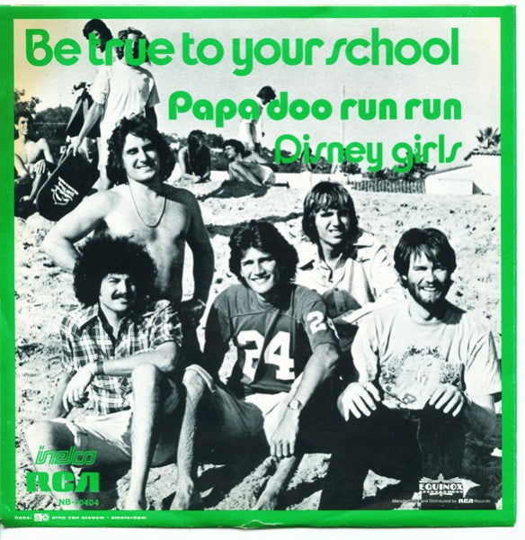 Papa Doo Run Run : Be True To Your School / Disney Girls (7", Single)