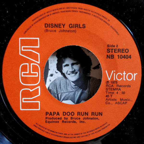 Papa Doo Run Run : Be True To Your School / Disney Girls (7", Single)