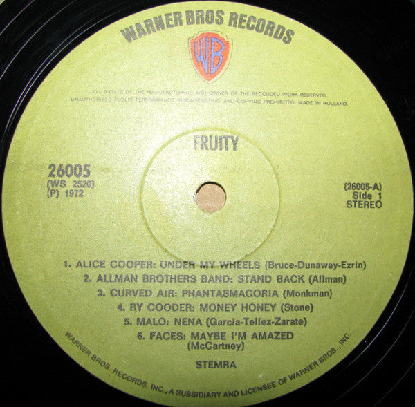 Various : Fruity (LP, Comp, Rou)