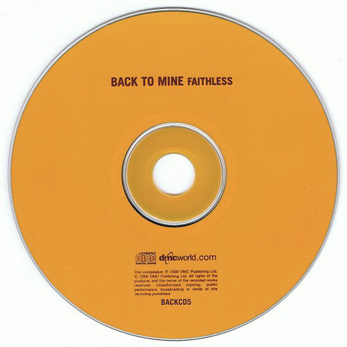 Faithless : Back To Mine (CD, Mixed)