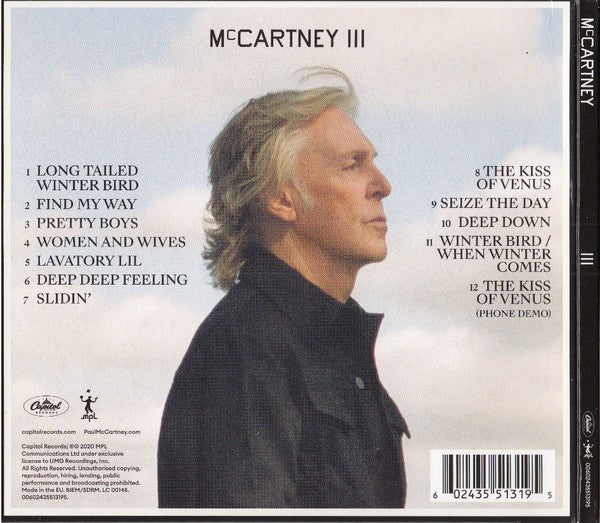 Paul McCartney : McCartney III (CD, Album, Dlx, Whi)